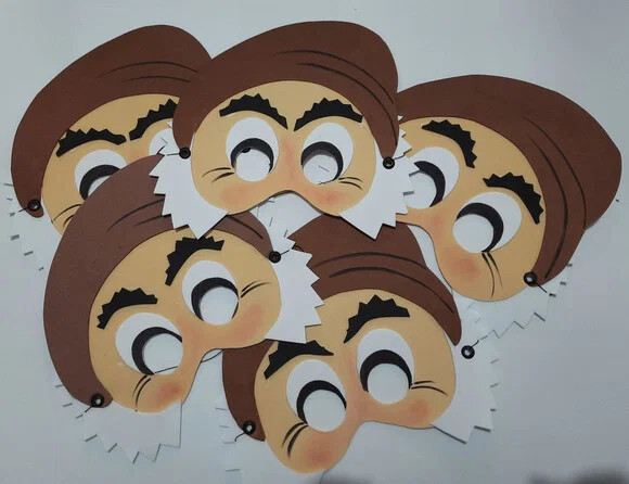 Máscaras dos  Anões
