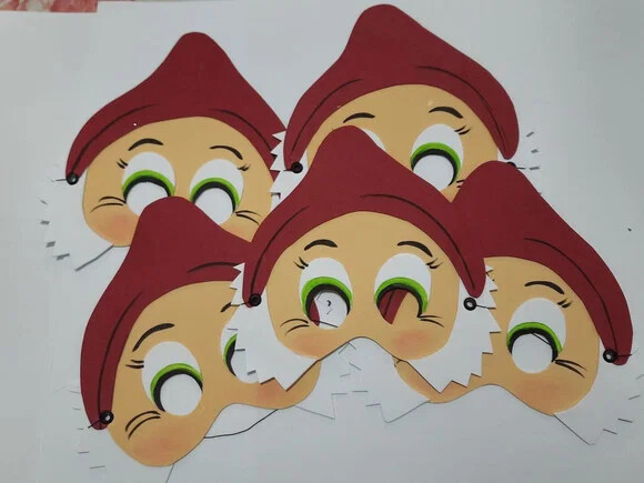 Máscaras dos  Anões