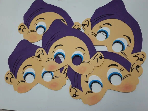 Máscaras dos  Anões