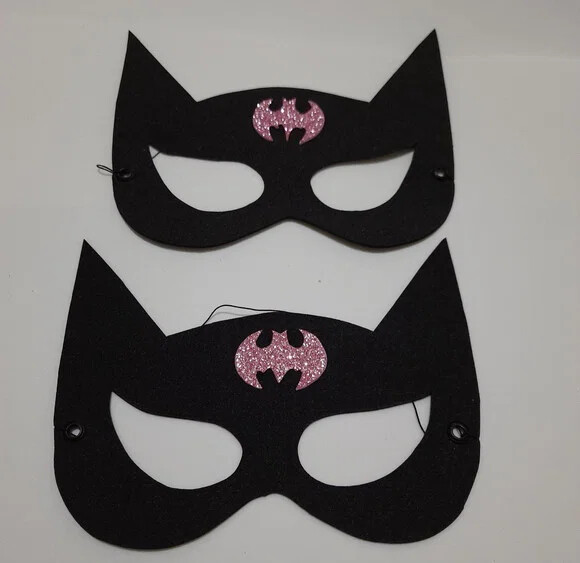 Máscara Batman,mulher Gato e Batgil