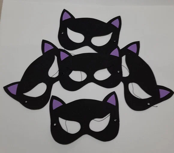 Máscara Batman,mulher Gato e Batgil