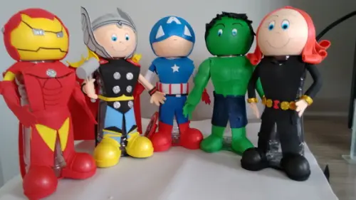 Centro de Mesa Super Heróis
