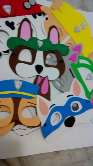 Máscaras patrulha canina