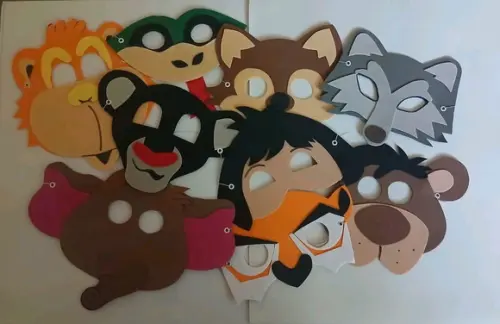 Lembrancinha Mogli o Menino Lobo e Personagens