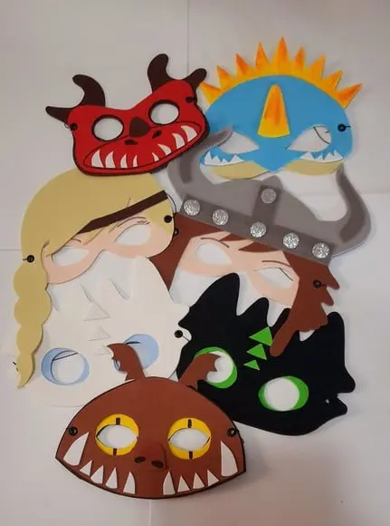 Máscaras Como Treinar Seu Dragão com