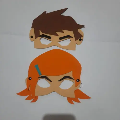Máscaras Ben 10 e Gwen