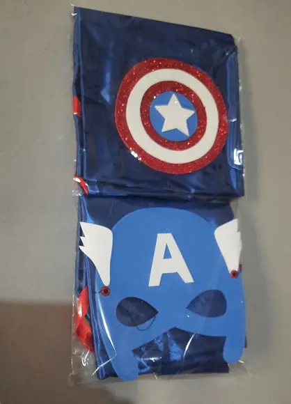 Máscara e Capa Capitão América