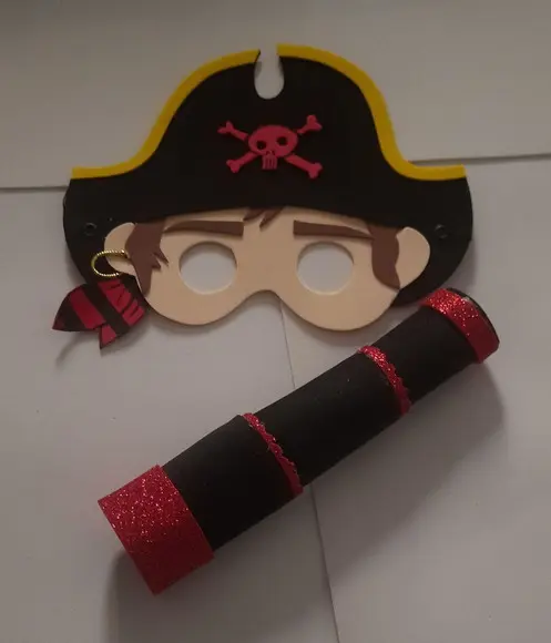Lembrancinhas Pirata Máscara e Luneta