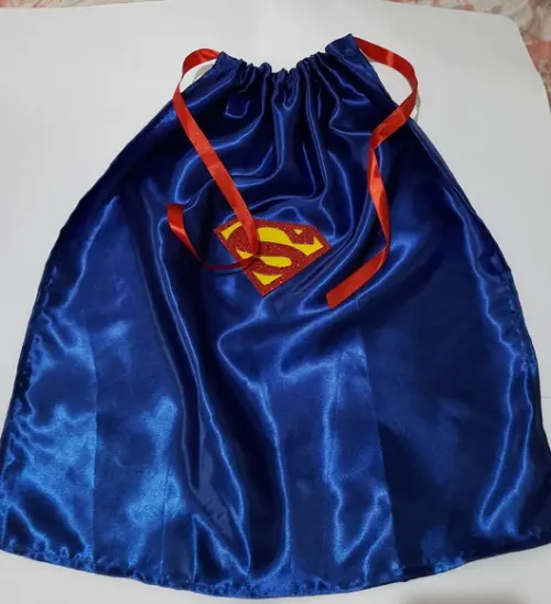 Capa Super Homem em Cetim