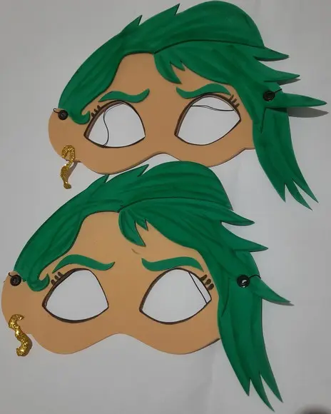 Bonnie Bones Máscaras em Eva