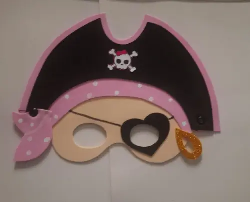 Máscara Pirata Menina