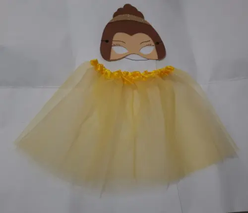 Lembrancinha Bela Máscara + Saia de Tule