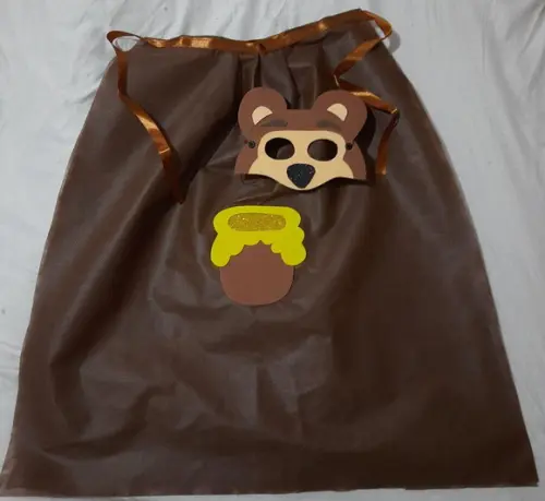 Capa e Máscara Urso