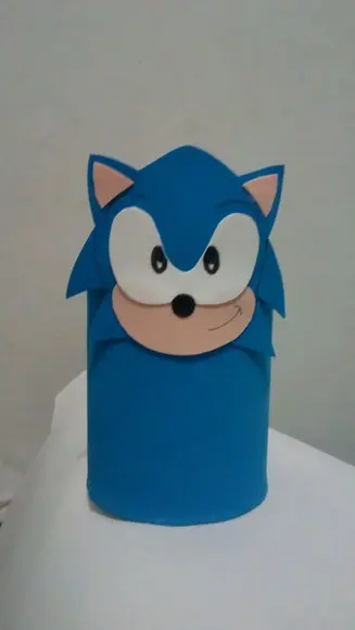 Sonic lembrancinha centro de mesa