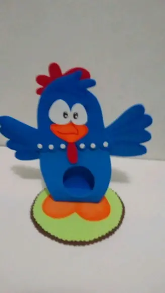 Galinha pintadinha centro de mesa