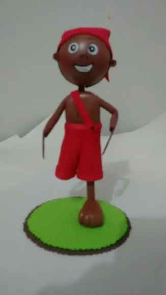 Sací Pererê em EVA 3D