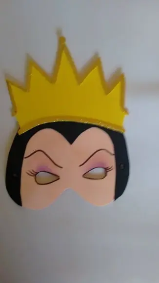Máscara madrasta da Branca de neve
