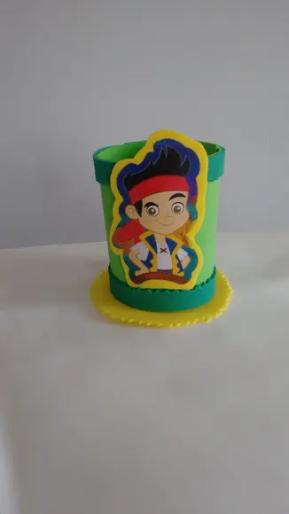 Centro de mesa Jake e os Piratas