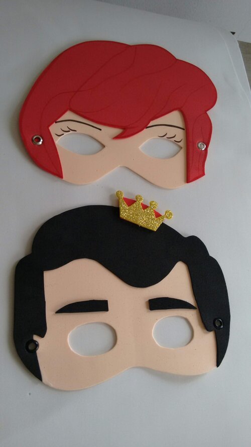 Máscaras Príncipes e Princesas