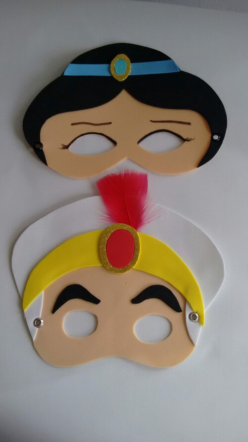 Máscaras Príncipes e Princesas