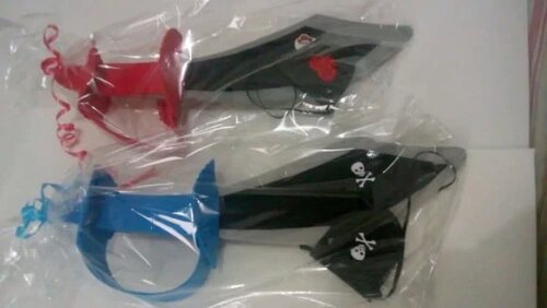 Kit Pirata Espada Bandana e Tapa Olho Pirata