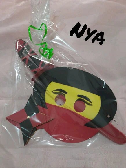 Kit Ninja Estrela,máscara e Espada