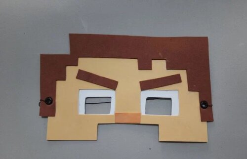 Máscaras Minecraft em Eva