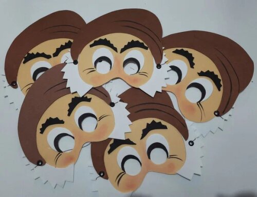 Máscaras dos  Anões
