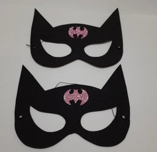 Máscara Batman,mulher Gato e Batgil