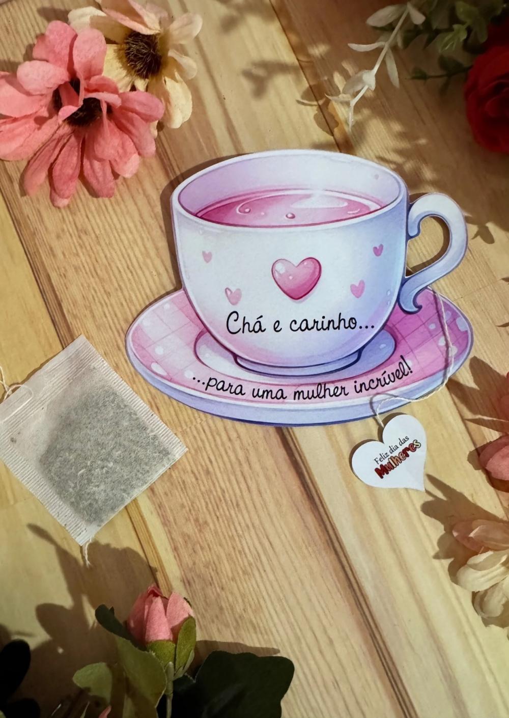 Arquivo de corte card xicara dia das mulheres