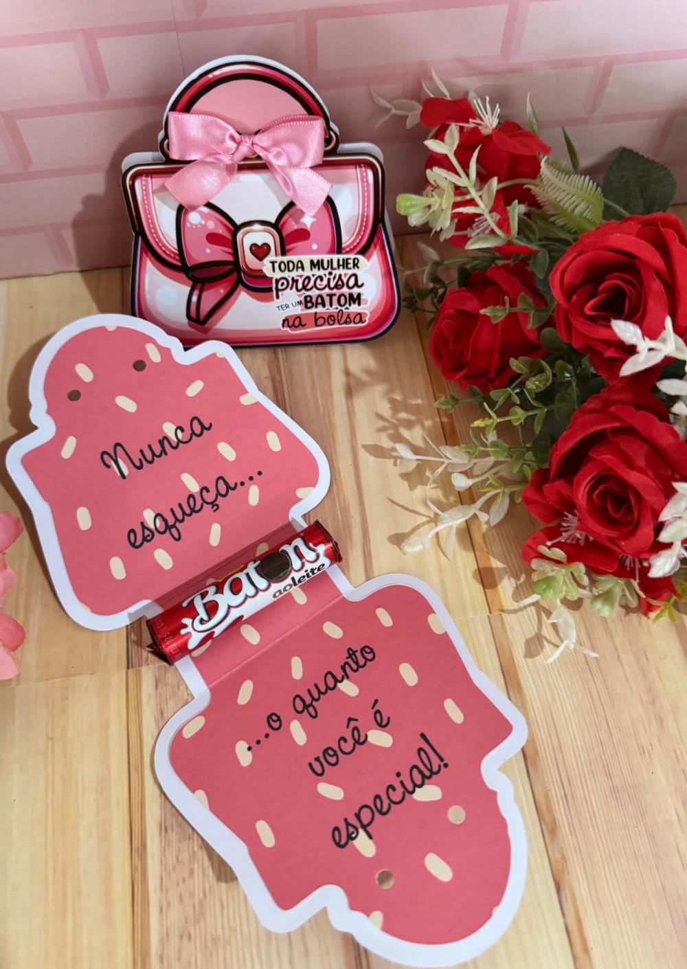 Arquivo de corte bolsinha baton dia das mulheres