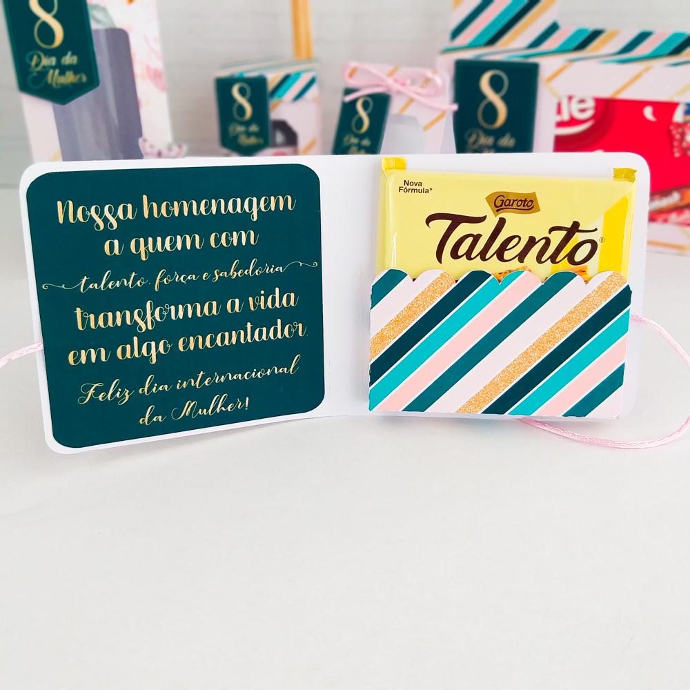 Arquivo de corte Porta Talento 90g Dia das Mulheres
