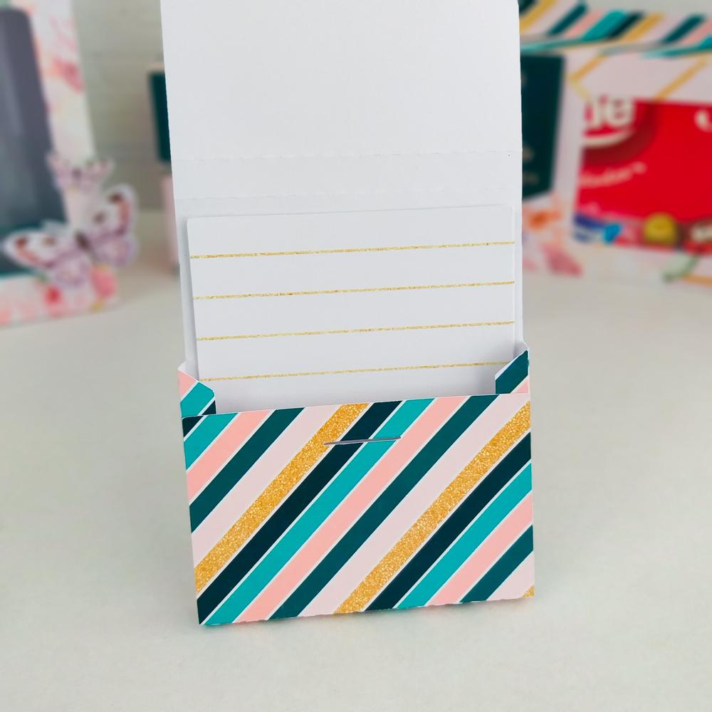 Arquivo de Corte Caixa para bloquinho Dia das Mulheres