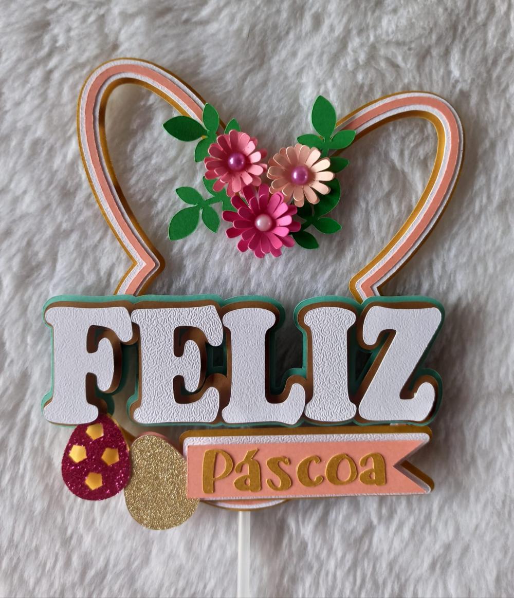 Arquivo de corte topo feliz páscoa