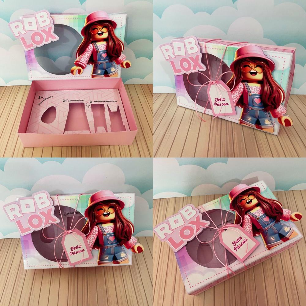 Caixa mini confeiteiro roblox menina