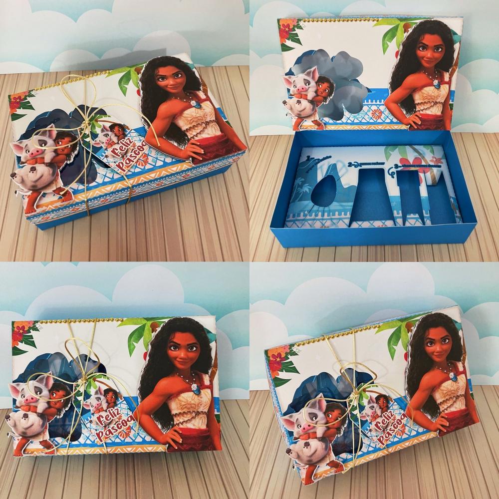 Caixa mini confeiteiro páscoa moana