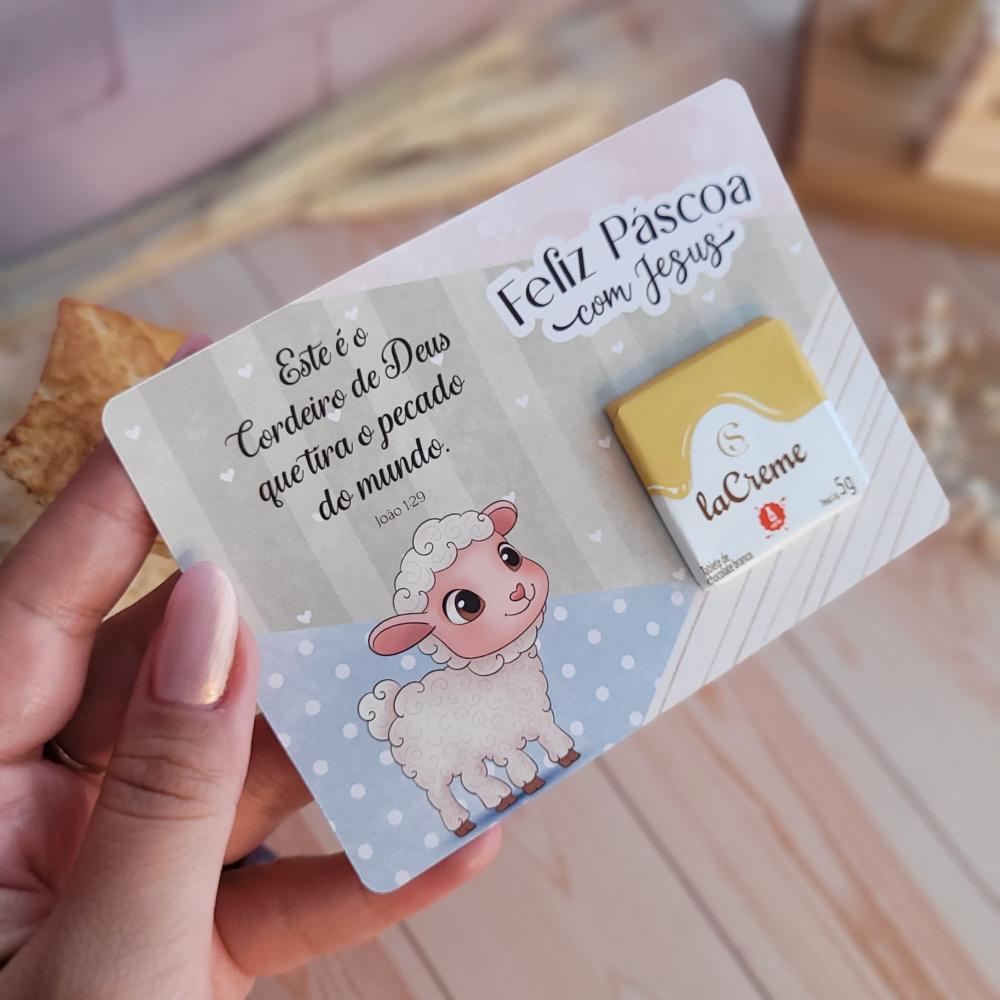 Arquivo de corte card chocolate la creme pascoa