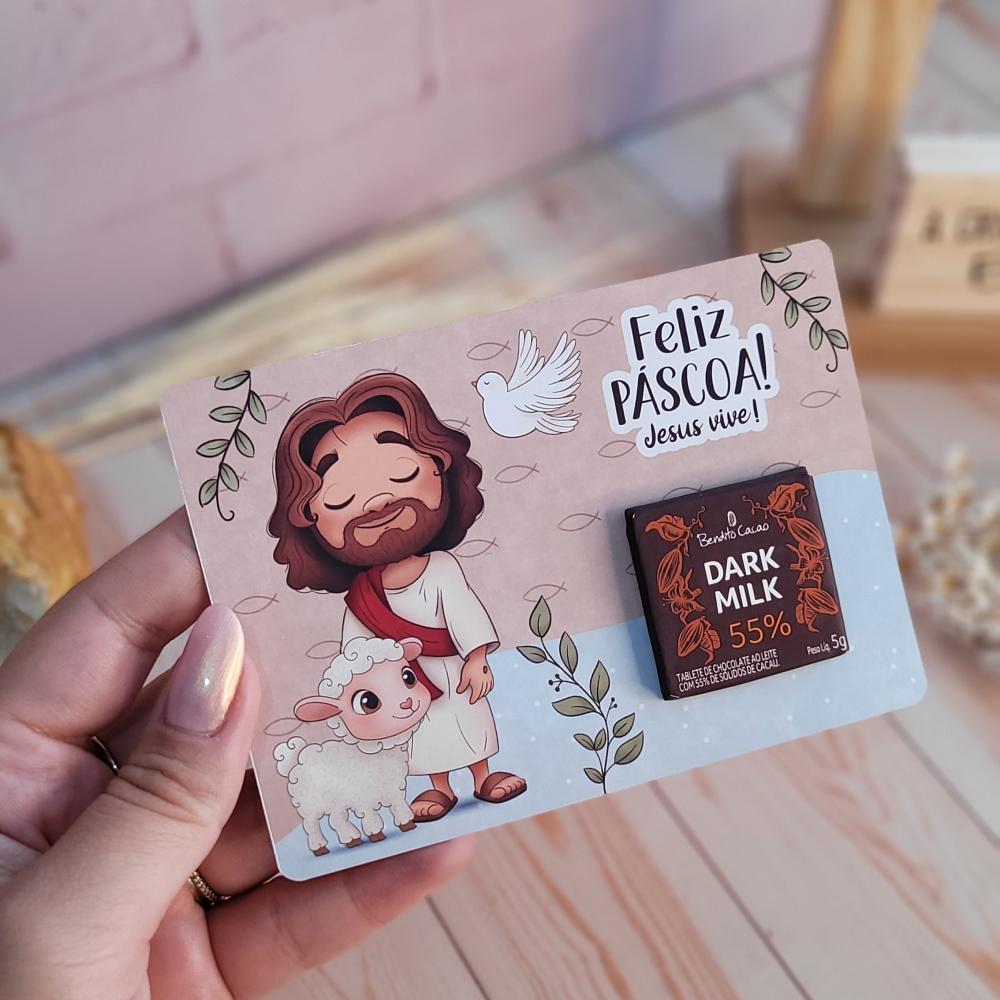 Arquivo de corte card chocolate la creme pascoa