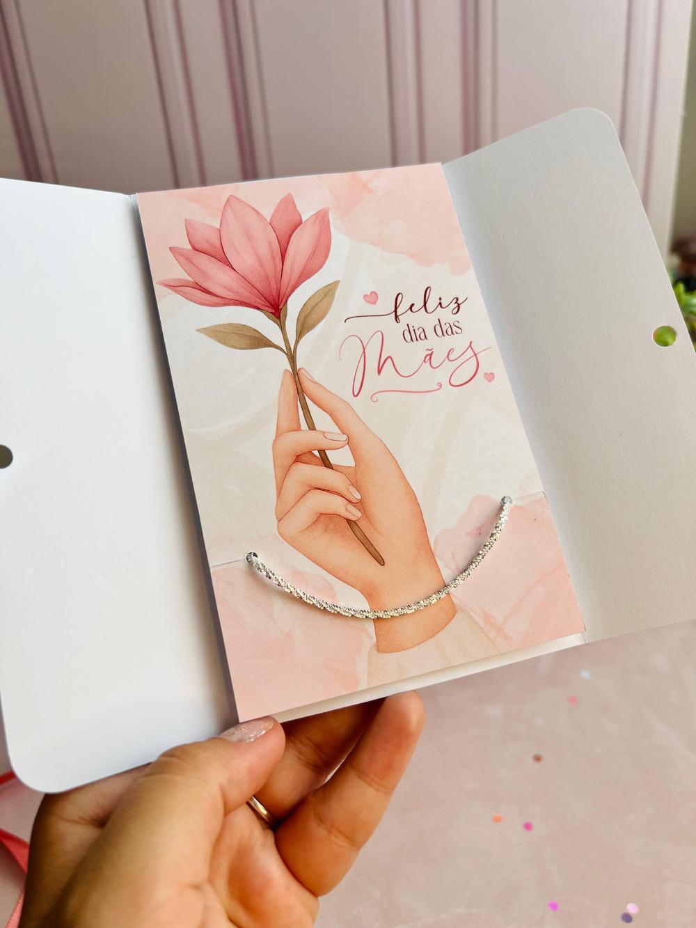 Arquivo de corte Card Pulseira dia das mães