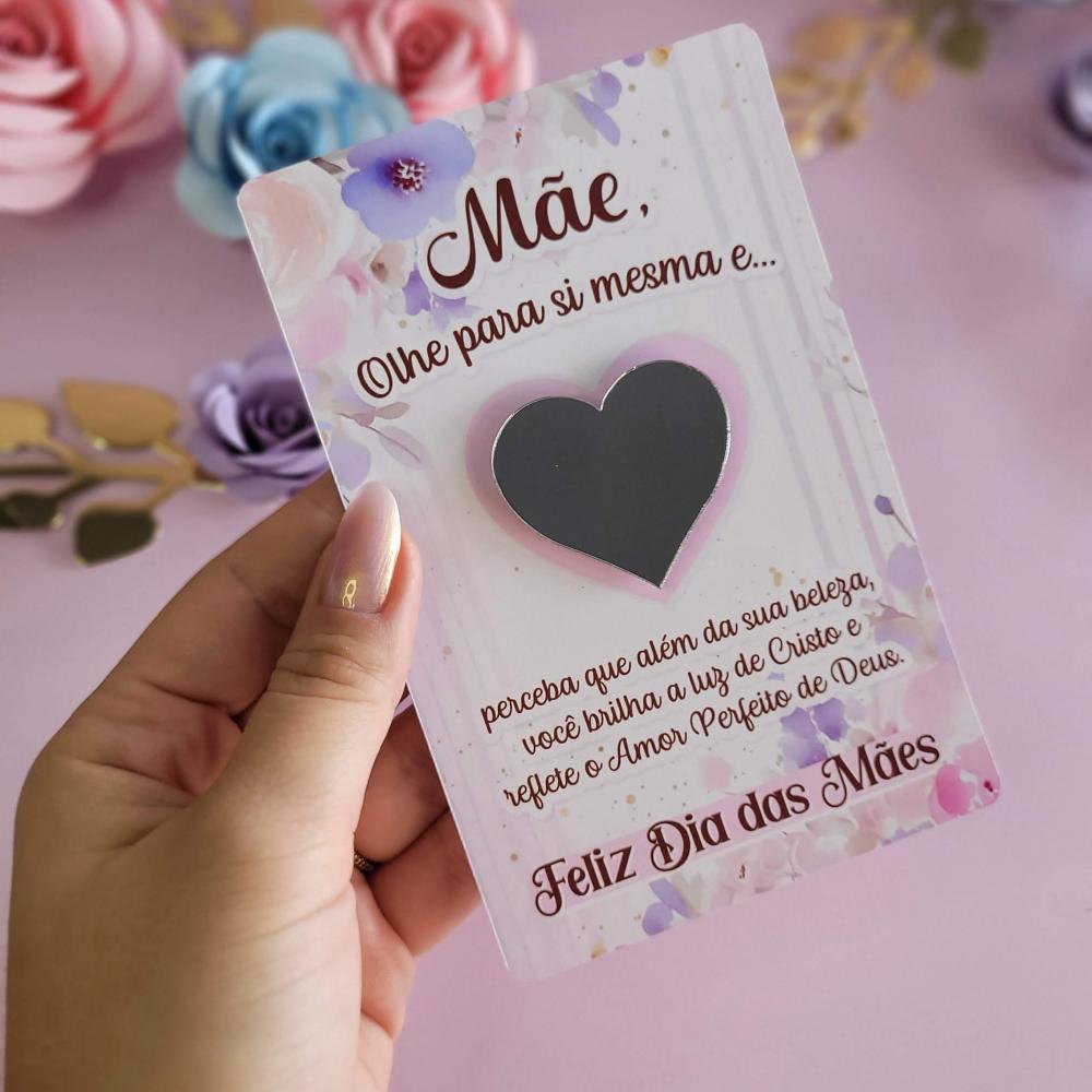 Arquivo de corte Card espelhinho dia das mães