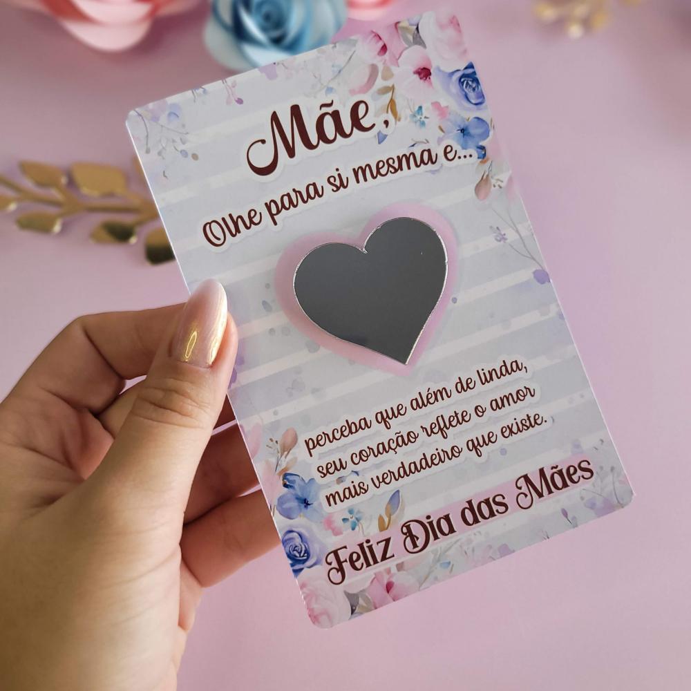 Arquivo de corte Card espelhinho dia das mães