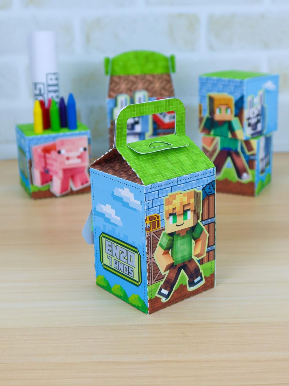 Arquivo De Corte Kit minecraft