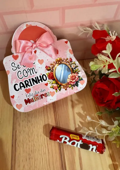 Arquivo de corte bolsinha baton dia das mulheres