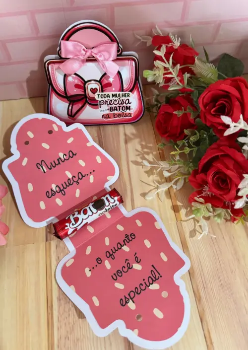 Arquivo de corte bolsinha baton dia das mulheres