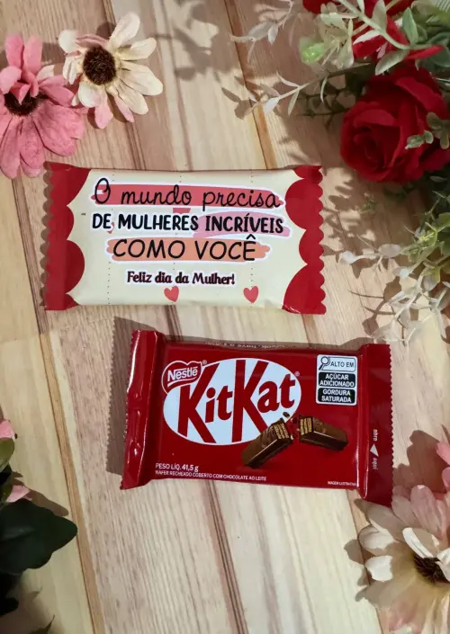 Arquivo de corte kit kat dia das mulheres