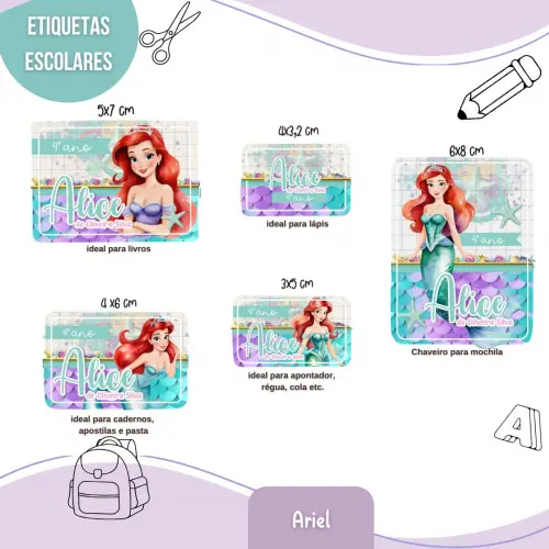 Arquivo de corte etiquetas Ariel