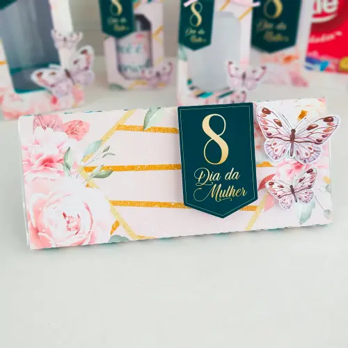 Arquivo de Corte Capa para Barra de Choc Dia das Mulheres