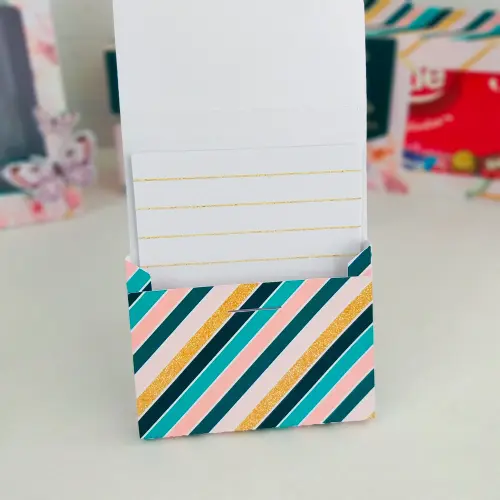 Arquivo de Corte Caixa para bloquinho Dia das Mulheres