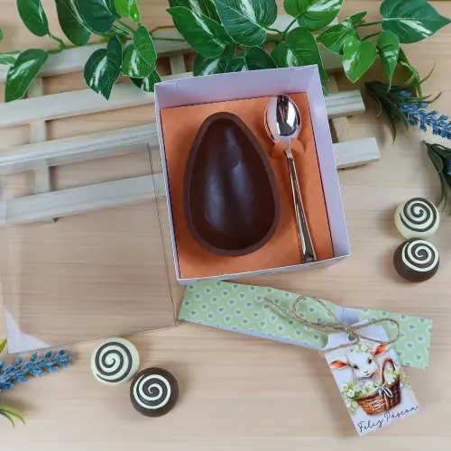 Arquivo de Corte Caixa para ovo de páscoa 250g