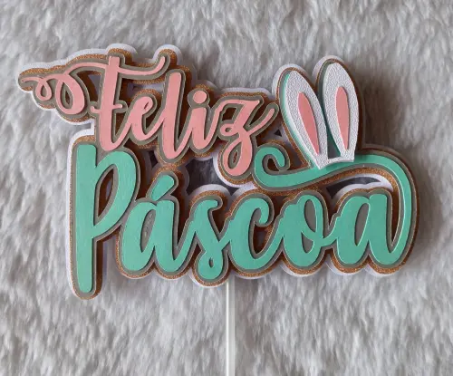 Arquivo de corte topo feliz páscoa
